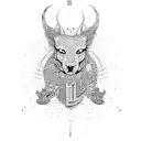 madrid city tattoo design idea