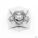 Magic, space, board games  tattoo design idea