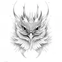 Garra cogiendo a un gallo tattoo design idea