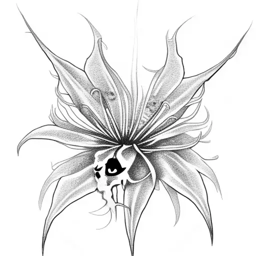 spider lilies covering avenged sevenfold album art tattoo design idea