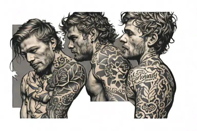 ed sheeran save myself tattoo design idea