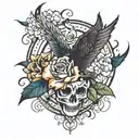 energetic, open, seductive, adaptable, lively tattoo design idea