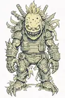 dorohedoro tattoo design idea