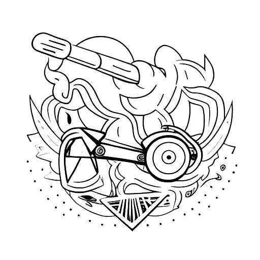 Scooter tattoo design idea