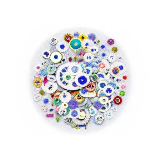 coraline in a hall of buttons  tattoo design idea