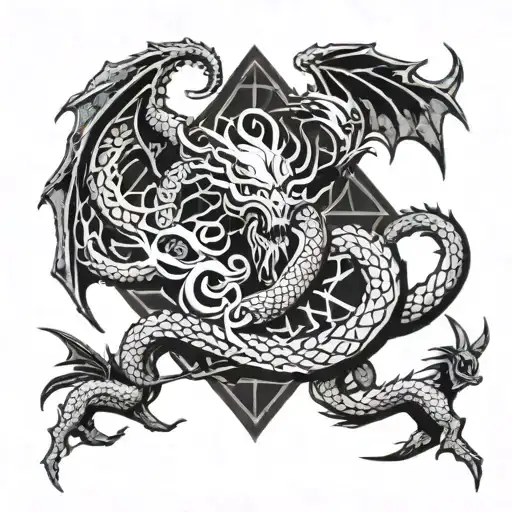 Amon Amarth, Pain, In Flames, Soilwork, Soil and fire and a Dragon tattoo design idea