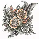 a sentence: " it's only after we've lost everything that we are free to do anything. things you own end up owning you. tattoo design idea