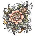 a sentence: " it's only after we've lost everything that we are free to do anything. things you own end up owning you. tattoo design idea