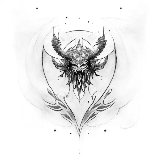 Kassadin of League of Legends tattoo design idea