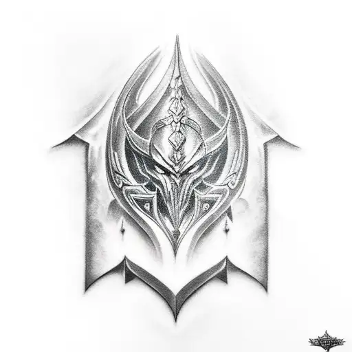 Kassadin of League of Legends tattoo design idea