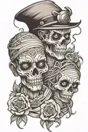 Mummy and Daddy tattoo design idea