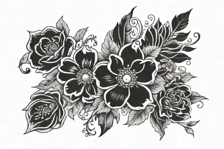 name amelia tattoo design idea