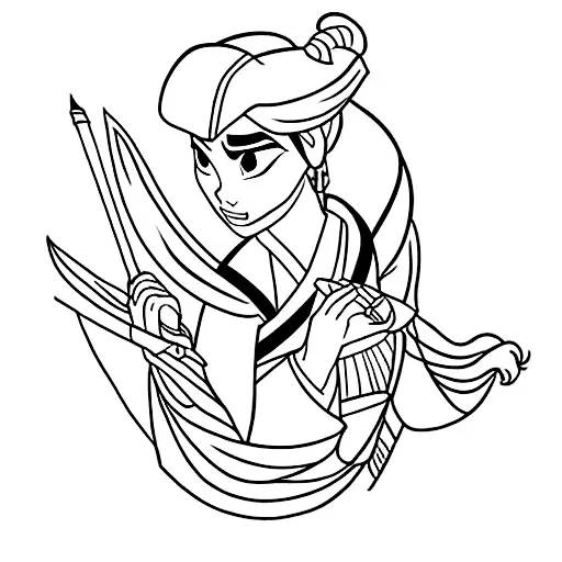 Mulan tattoo design idea