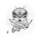 Skateboard tricks tattoo design idea