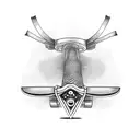 Skateboard tricks tattoo design idea