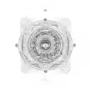 The design could feature three interconnected circles, each representing the mind, body, and soul. Within each circle, t tattoo design idea