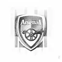 Arsenal FC tattoo design idea