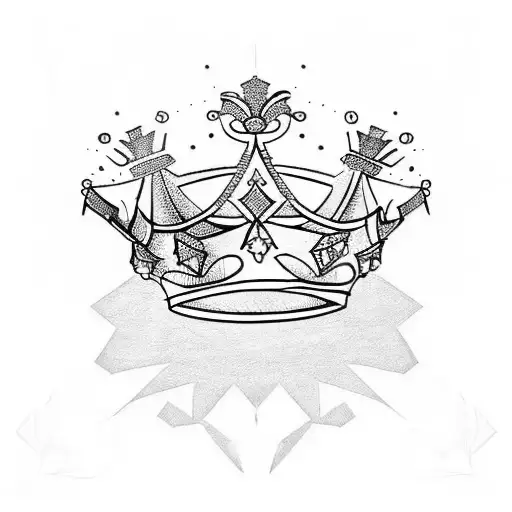 King's Crown tattoo design idea