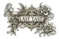 cross and last name tattoo tattoo design idea