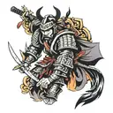 samurai x tattoo design idea