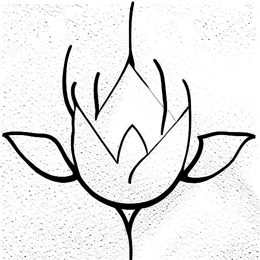 lotus flower moon cycle yoga tattoo design idea