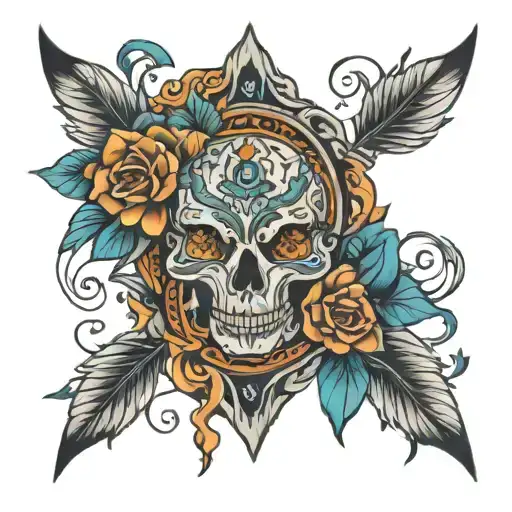 blankets tattoo design idea