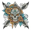 blankets tattoo design idea