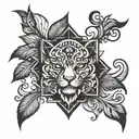 blankets tattoo design idea