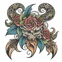 blankets tattoo design idea