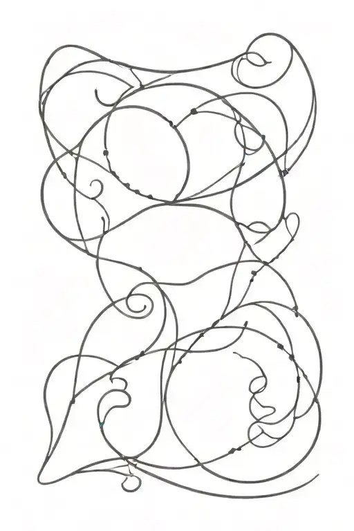 Contour, zodiac signs libra and gemini zodiac sign tattoo design idea