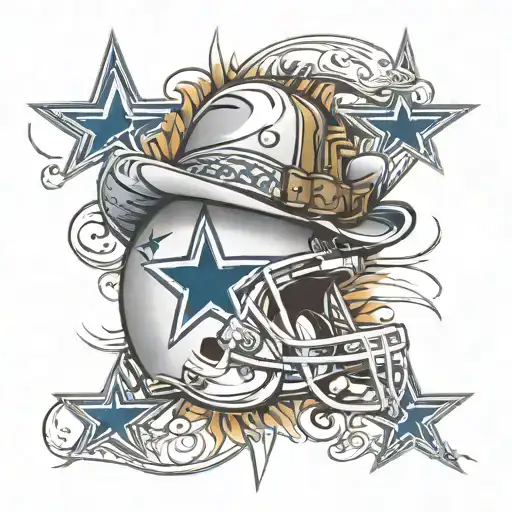 Dallas cowboys   tattoo design idea