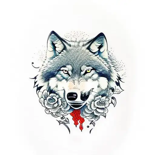 wolf in sheep's clothing  tattoo design idea