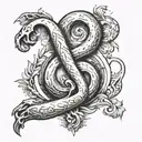 deaf symbol tattoo design idea