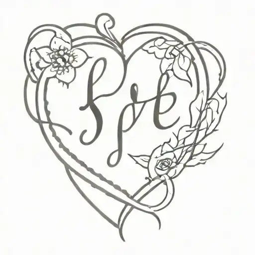 soulmate love eternal tattoo design idea