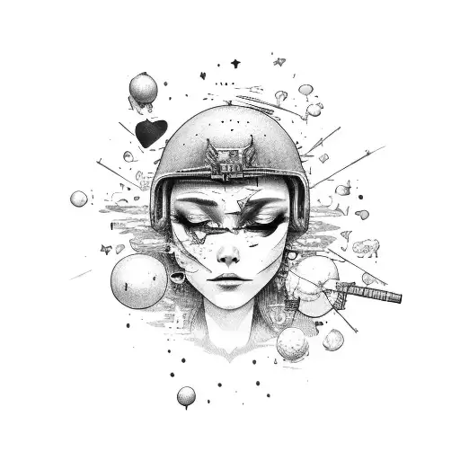 It's just that I fell in love with a war Nobody told me it ended And it left a pearl in my head And I roll it around eve tattoo design idea