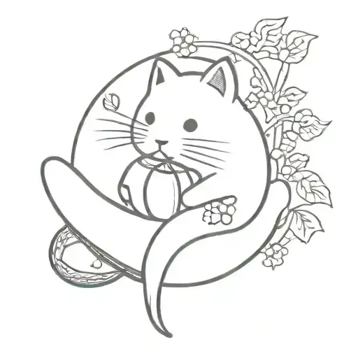 fruits basket rice ball tattoo design idea