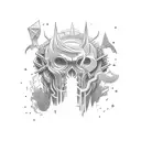 the god Hephaestus symble tattoo design idea