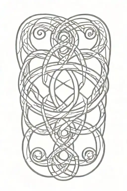  infinite symbol tattoo design idea