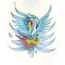  Flying Pegasus tattoo design idea