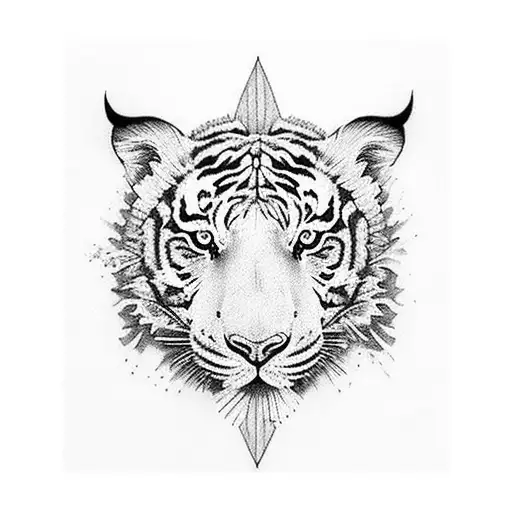 Tattoo armband featuring a collection of Asian wildlife, such as tigers, pandas, elephants, and cranes tattoo design idea