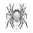Spider Humanoid Queen tattoo design idea