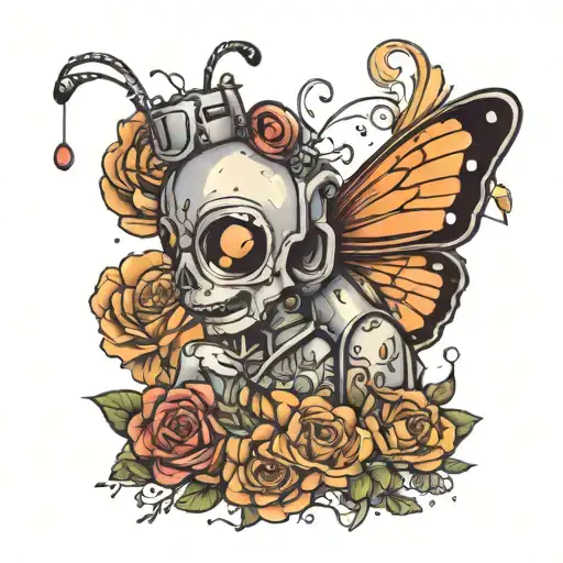 my meme passed away and she use to call me her love bug tattoo design idea