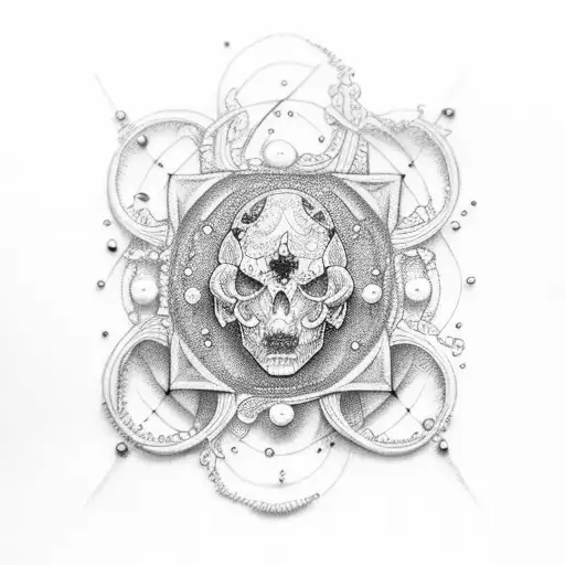 perlas ensangrentadas tattoo design idea