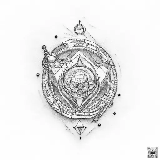 perlas ensangrentadas cancion de Alaska tattoo design idea