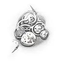 perlas ensangrentaka tattoo design idea