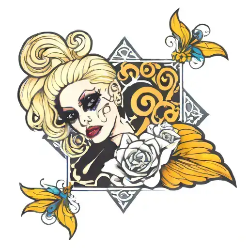 lady gaga artpop symbol tattoo design idea