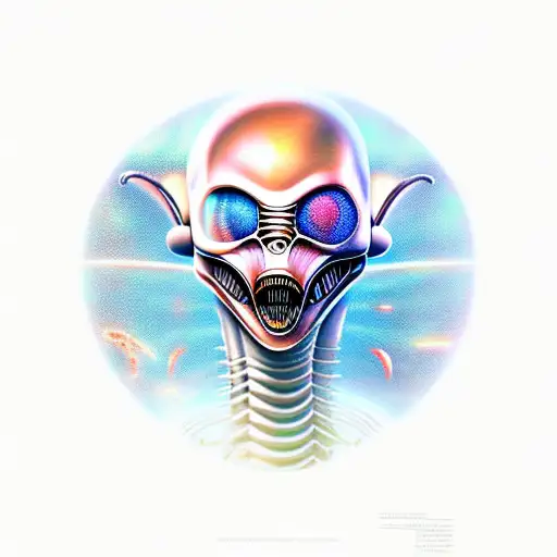 Alien Superstar  tattoo design idea