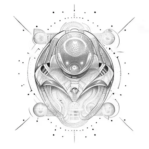 Alien Superstar  tattoo design idea