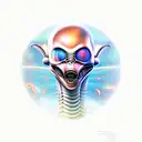 Alien Superstar  tattoo design idea