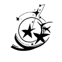 Alien Superstar  tattoo design idea